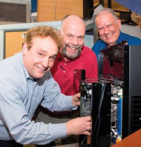 Left to right: Greg Scantlen, Chuck Bulow, and Paul Saxe